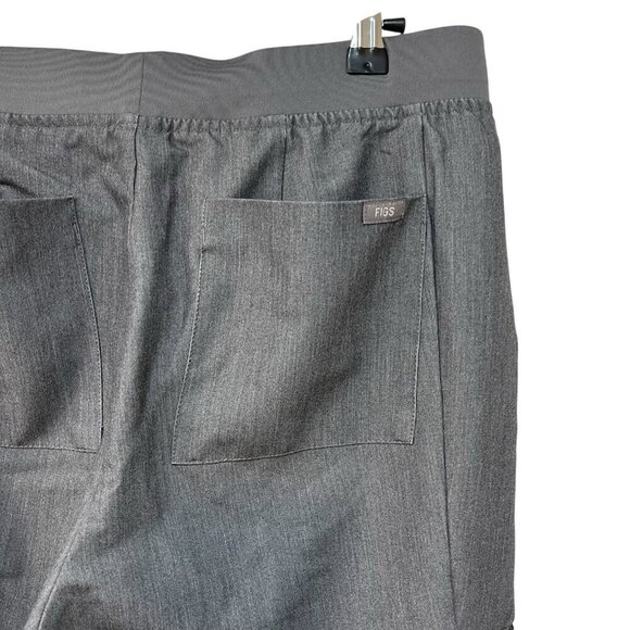 Figs Dark Grey Technical Collection Scrub Pants Size Medium Medical Uniform - Picture 6 of 7